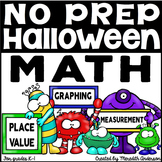 Halloween Math Printables for K & 1