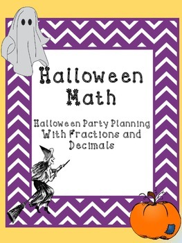 Preview of Halloween Math: Activity with Fractions and Decimals