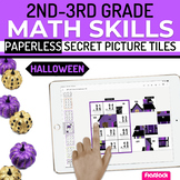 Halloween Math 2nd-3rd Paperless Google Slides PowerPoint 