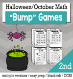 Halloween Math 2nd Grade+ Bump Games Bundle