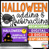 Halloween Math 3 Digit Addition and Subtraction With Regrouping