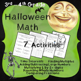 Halloween Math - 3rd and 4th Grade