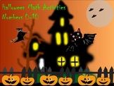 Halloween Math Activites for numbers 1-10