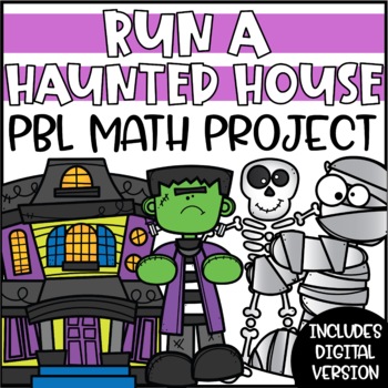 Preview of Halloween Math Activities | Haunted House PBL Math Project