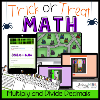 Preview of Halloween Math Activities | Multiply and Divide Decimals