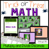 Halloween Math Activities | Multiply and Divide Decimals