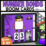 Halloween Math Activities Number Bonds using Boom Cards
