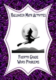 Halloween Math Activities: Word Problems 4th