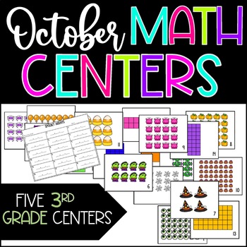 Preview of Halloween Math Activities for 3rd Grade