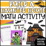 Halloween Math Activity & Craft - Build a Haunted House | 