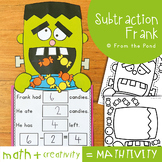 Halloween Math Activity Subtraction Craft