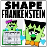 Halloween Math Activity for Fall | Shape Frankenstein | 2D