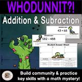 Halloween Math | Addition and Subtraction Practice | Whodunnit?!