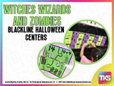 Halloween Blackline Math and Literacy Centers