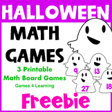 Fun October Activity: Free Halloween Math Games with Ghost Theme