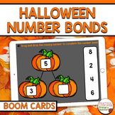 Halloween Math Boom Cards Number Bonds to 10