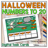 Halloween Math Boom Cards Number Sense Digital Centers |  