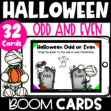 Halloween Math Boom Cards Odd and Even Numbers to 100