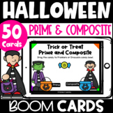 Halloween Math Boom Cards: Prime and Composite Numbers: Di