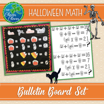 Preview of Halloween Math Bulletin Board
