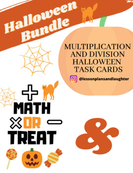 Preview of Halloween Math Bundle