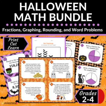 Preview of Halloween Math Bundle