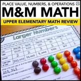 Halloween Math Candy Activities Worksheets with M&Ms 4th, 