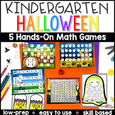 Kindergarten Halloween Math Center Games
