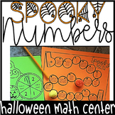 Halloween Math Center- Number Sense