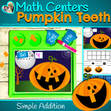 Pumpkin Math Center Halloween Addition