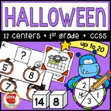 Halloween Math Centers | Addition & Subtraction to 20