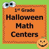 Halloween Math Centers First Grade *Common Core*