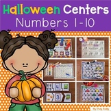 Halloween Math Centers: Numbers 1-10