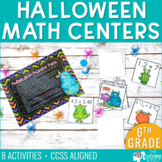 Halloween Math Centers Activities Games 6th Grade | Decima