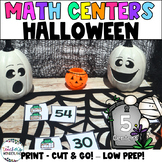 Halloween Math Centers for 2nd and 3rd Grade - Math Games