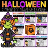 Halloween Math Coloring Number Addition, Subtraction, Miss