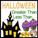 Halloween Math Compare Numbers on Ppt!   Great fun for Sma