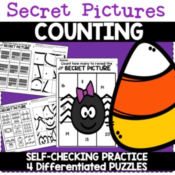 Preview of Halloween Math Counting Activity *FLASH FREEBIE for FOLLOWERS