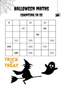 Preview of Halloween Math - Counting in 5s