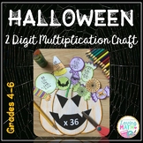 Halloween Math Craft 2 Digit by 2 Digit Multiplication and