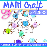 Halloween Math Craft - Spider Craft