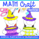 Halloween Math Craft - witch craft
