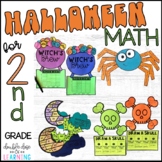 Halloween Math Craftivities for SECOND Grade {Graphing, Ge