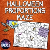 Halloween Math Digital Activity-Proportions Maze
