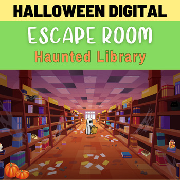 Preview of Halloween Math Escape Room | Halloween Activities | Math Digital Resource