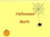 Halloween Math Facts Activboard flipchart