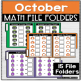 Halloween Math File Folders and Activities | OCTOBER
