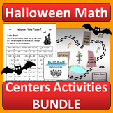Halloween Spooky Math Fun October Early Finishers Game and