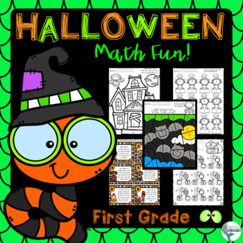 Preview of Halloween Math Fun Packet Grade 1