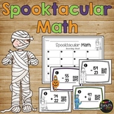 Halloween Math Game | Addition and Subtraction Scoot | NO 